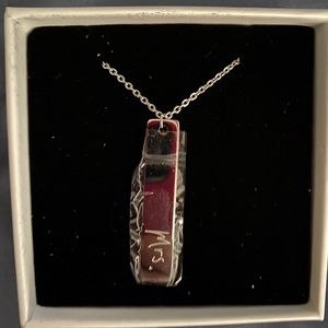 Never used- “Mrs.” Titanium Steel Necklace